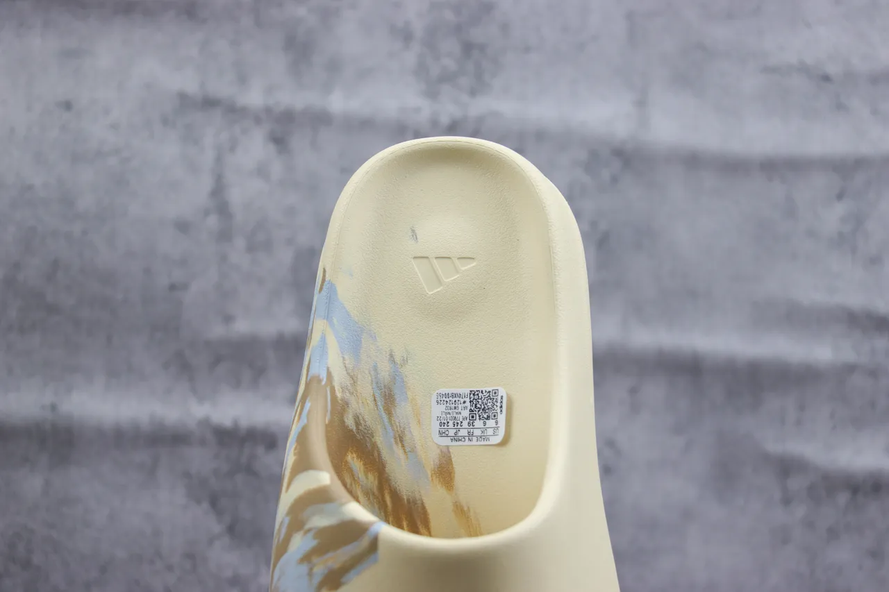 Adidas Yeezy Slide Beige Blue Brown Camo Slipper 3