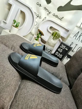 Adidas Yeezy Slide White Trefoil Slippers 7