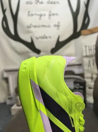 Adidas Yellow Purple Neon Lime Green Stripe Accent Lifestyle Sneakers 3