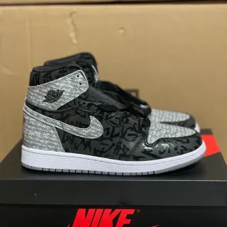 Air Jordan 1 涂鸦印花 高帮篮球鞋