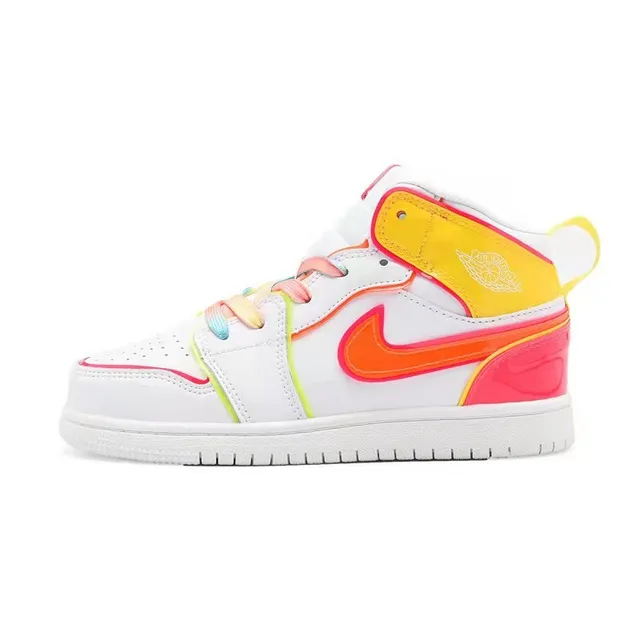Air Jordan 1 Retro High Red White Black Blue Basketball Shoes 13