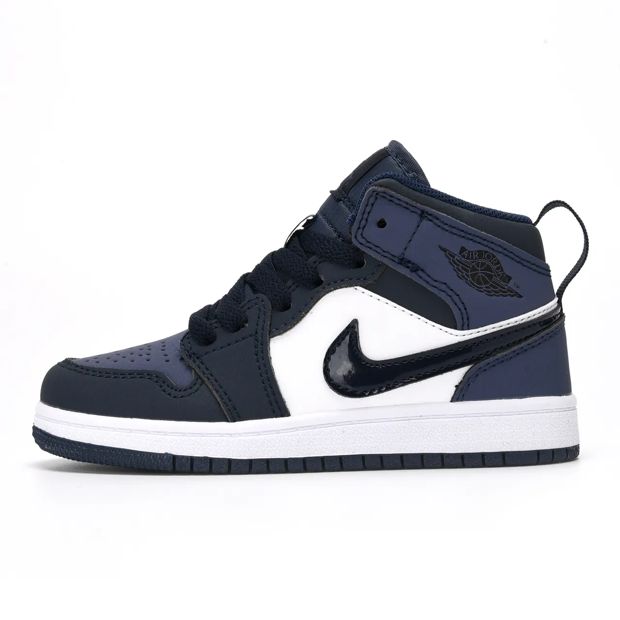Air Jordan 1 Retro High Red White Black Blue Basketball Shoes 18