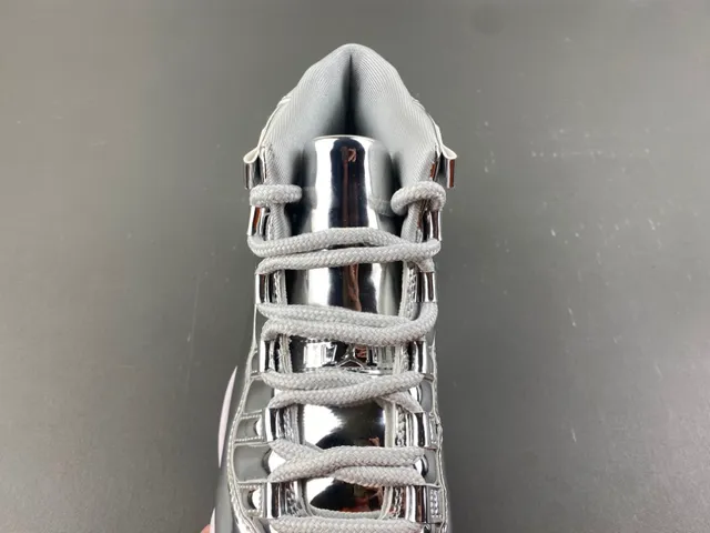 Air Jordan 11 Metallic Silver Purple Basketball Shoes 6