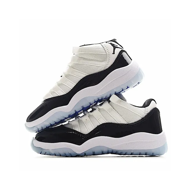 Air Jordan 11 White Red Patent Leather Basketball Shoes 15