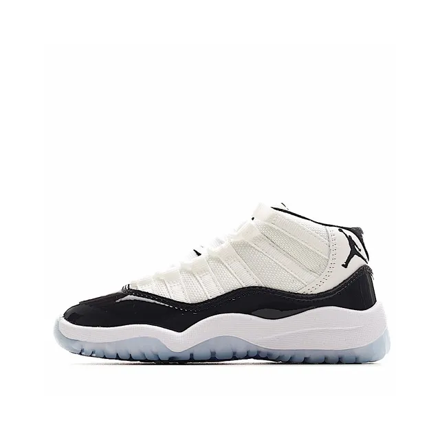Air Jordan 11 White Red Patent Leather Basketball Shoes 16