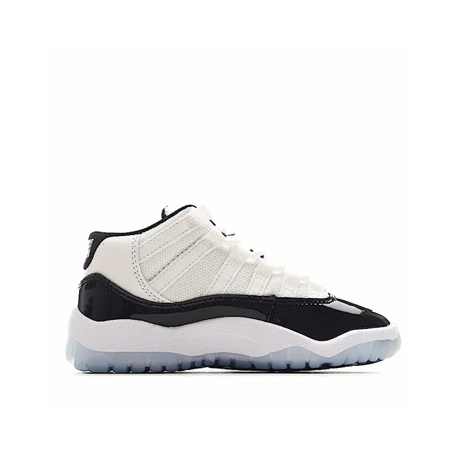 Air Jordan 11 White Red Patent Leather Basketball Shoes 17