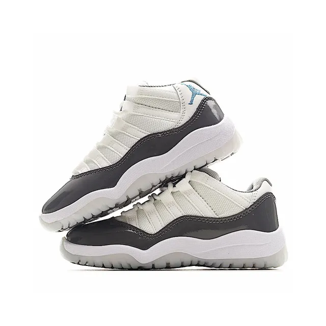 Air Jordan 11 White Red Patent Leather Basketball Shoes 24