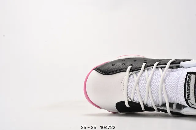 Air Jordan 12 Retro Black White Pink Basketball Shoes 15