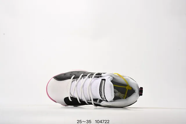 Air Jordan 12 Retro Black White Pink Basketball Shoes 16