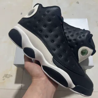Air Jordan 13 Black White Basketball Shoes