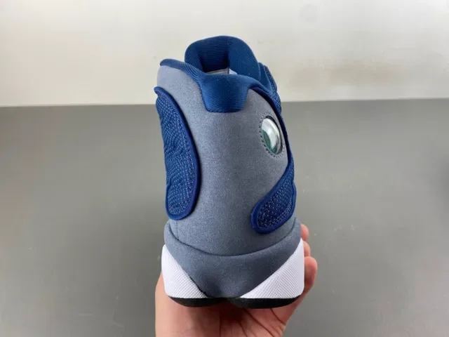 Air Jordan 13 Navy and White Chaussures de Basketball 5