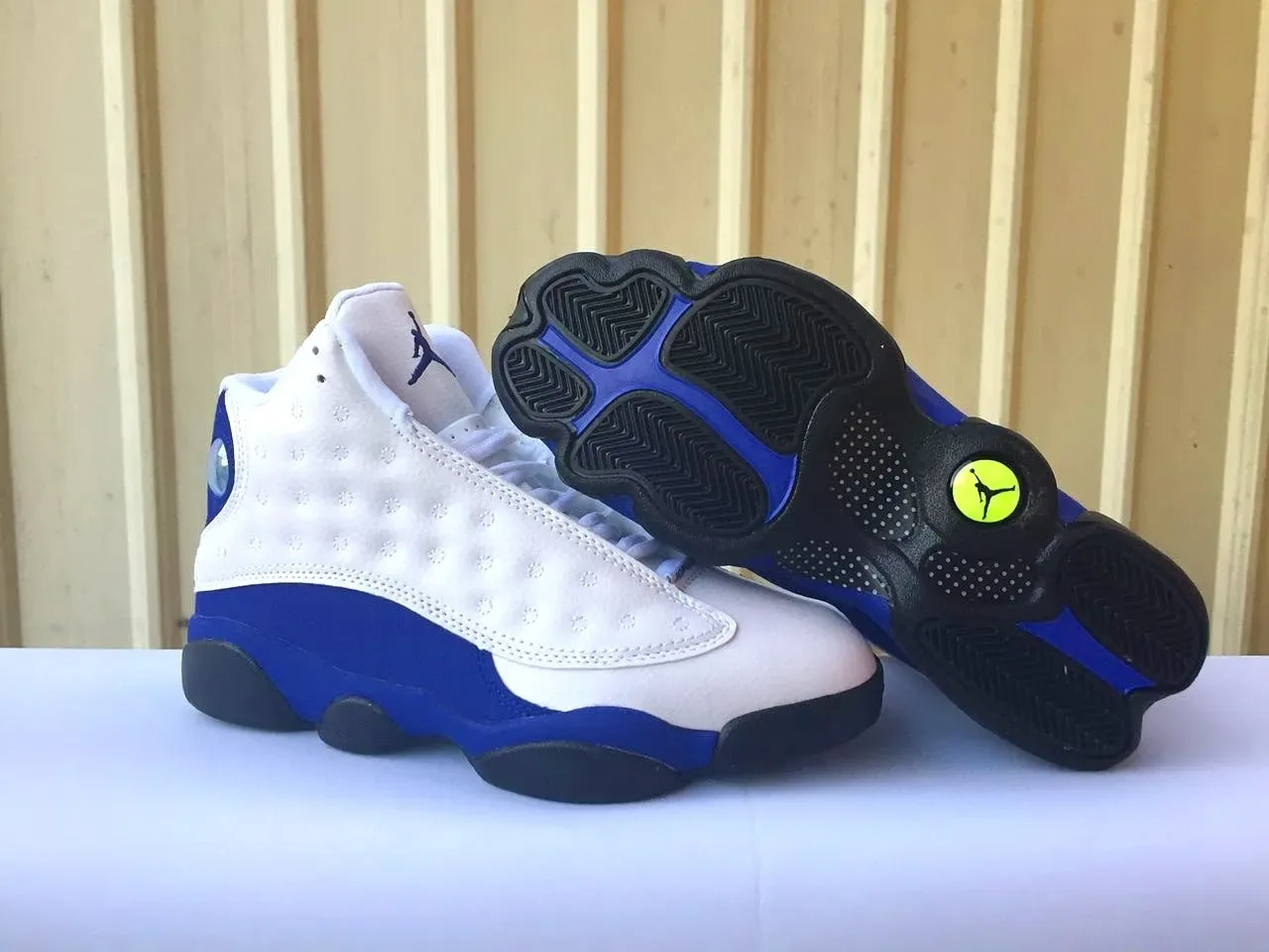 Air Jordan 13 White Royal Blue Chaussures de Basketball 2