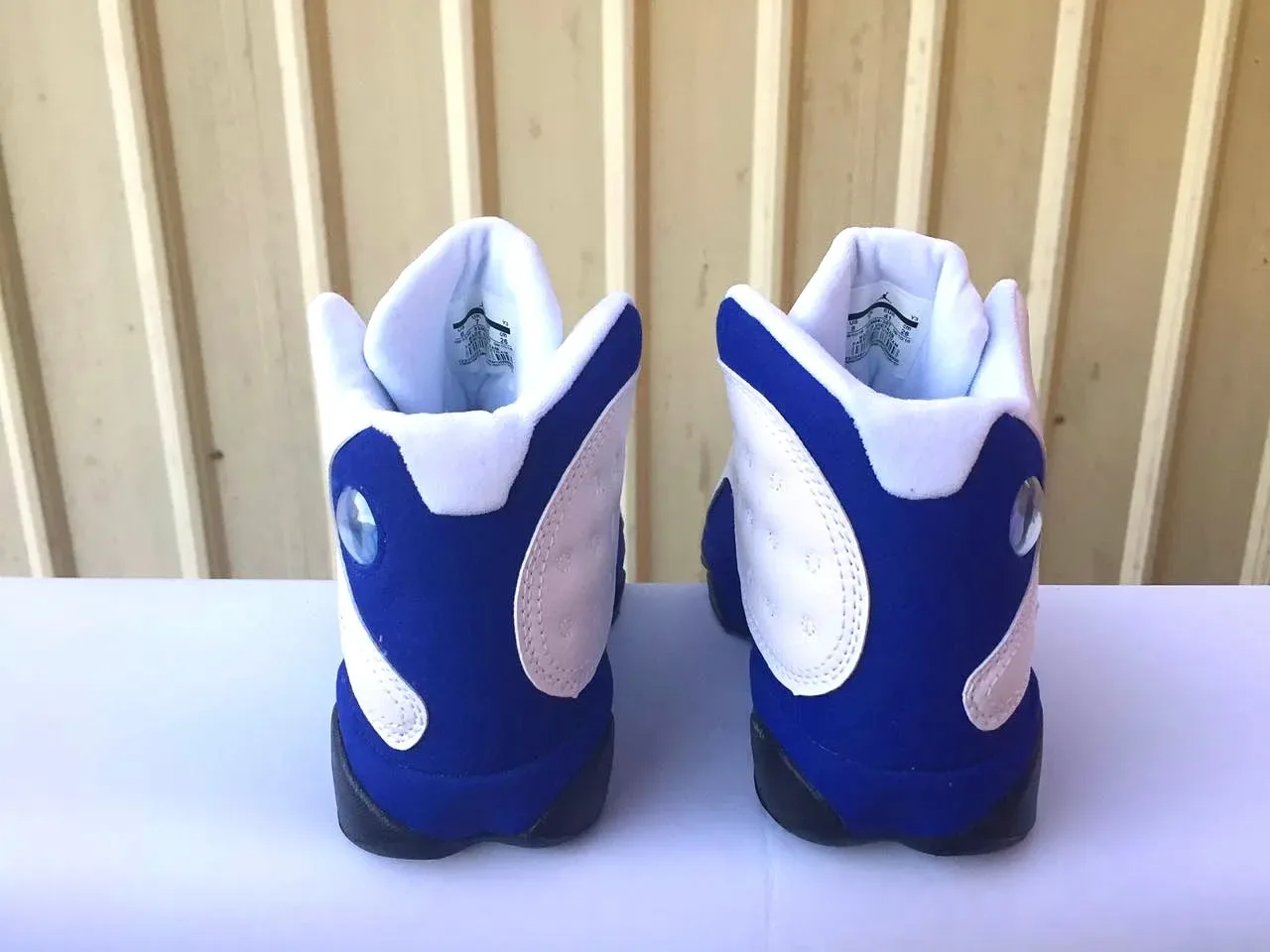 Air Jordan 13 White Royal Blue Chaussures de Basketball 4