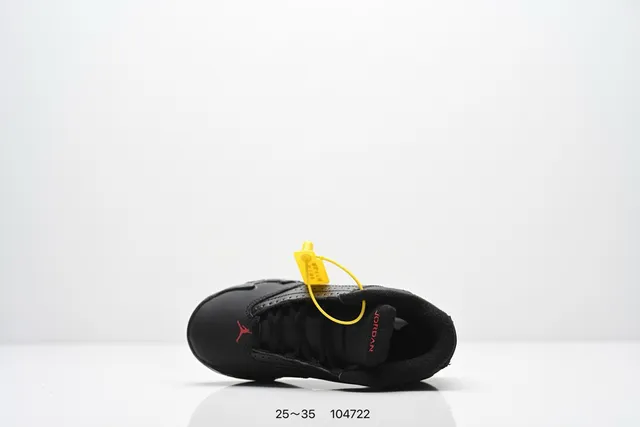 Air Jordan 14 White Red Black Basketball Shoes 4