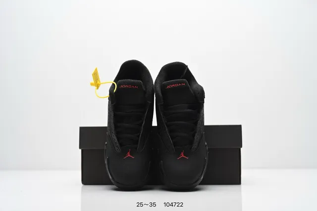 Air Jordan 14 White Red Black Basketball Shoes 9
