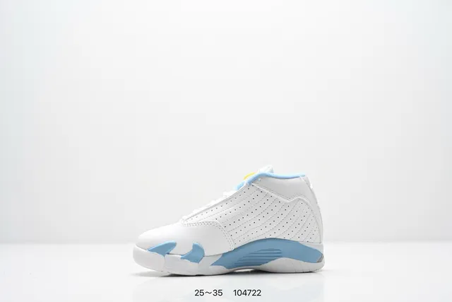 Air Jordan 14 White Red Black Basketball Shoes 11