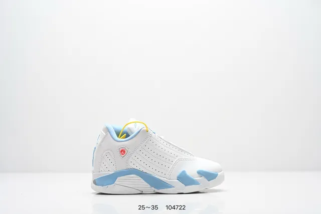 Air Jordan 14 White Red Black Basketball Shoes 12