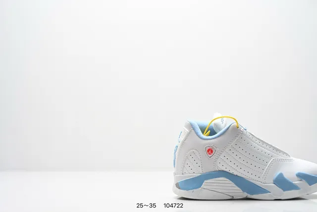 Air Jordan 14 White Red Black Basketball Shoes 14