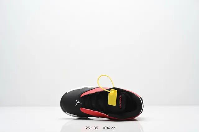 Air Jordan 14 White Red Black Basketball Shoes 23