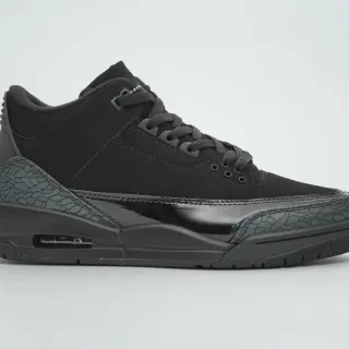 Air Jordan 3 Tênis de Basquete Preto com Estampa de Elefante