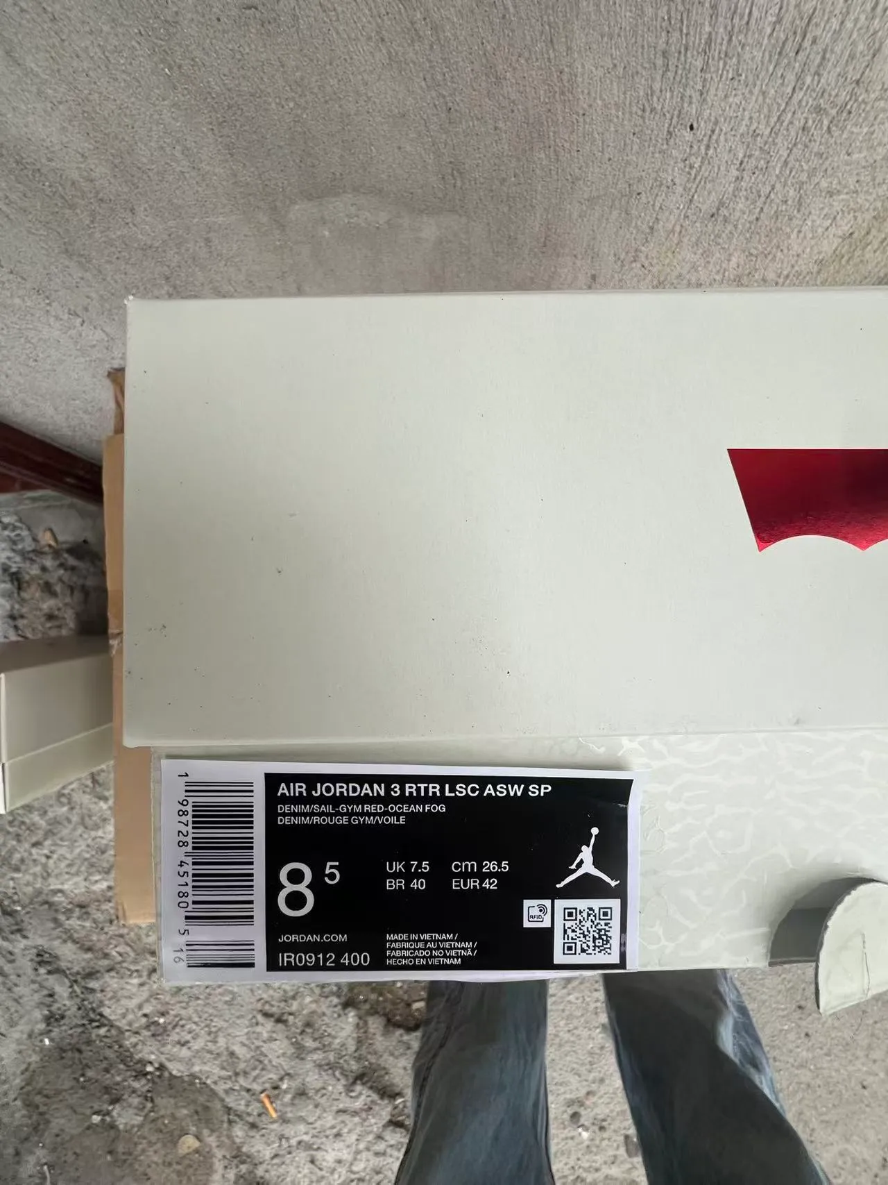 Air Jordan 3 Denim Panel White Navy Basketball Shoes 2