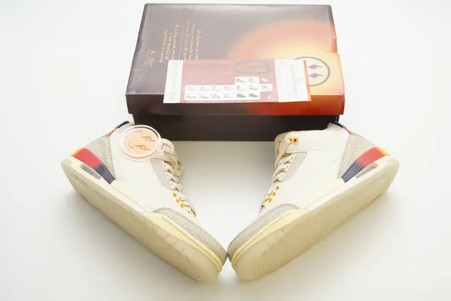 Air Jordan 3 Off-White Elephant Print Gradient Heel Basketball Shoes 8