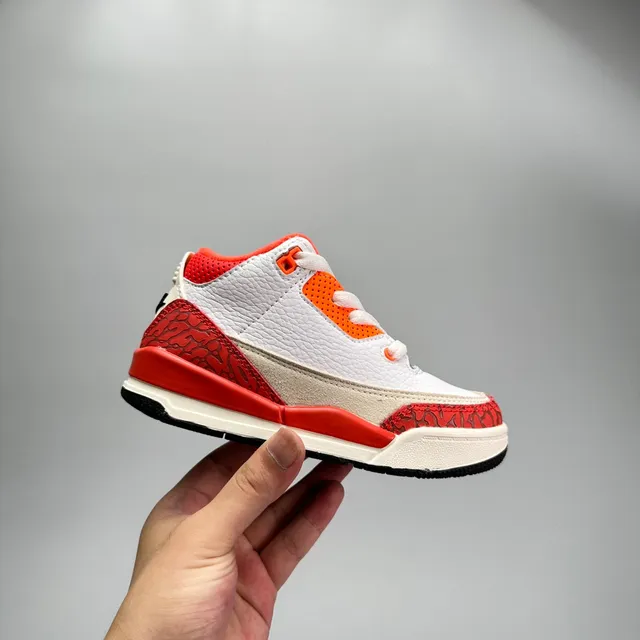 Air Jordan 3 White Beige Elephant Print Basketball Shoes 13