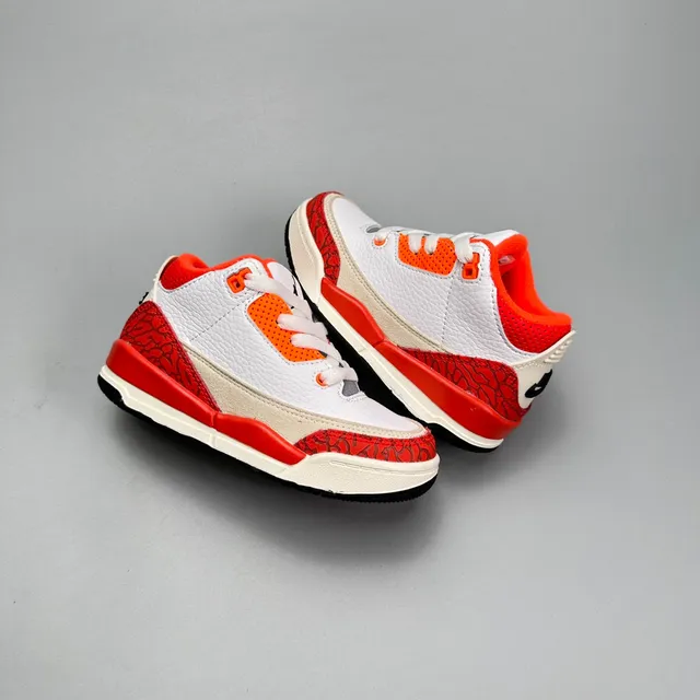 Air Jordan 3 White Beige Elephant Print Basketball Shoes 15