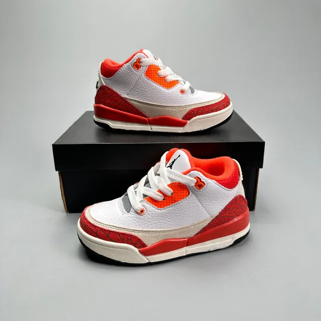 Air Jordan 3 White Beige Elephant Print Basketball Shoes 16