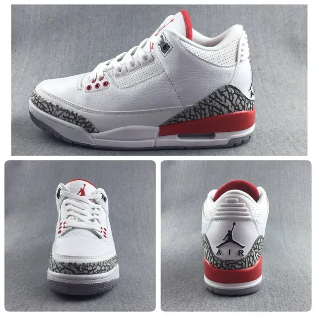 Air Jordan 3 White Cement Tênis de Basquete 2