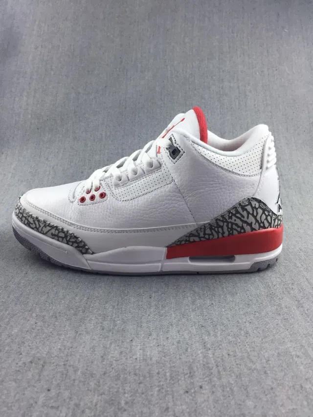 Air Jordan 3 White Cement Tênis de Basquete 6