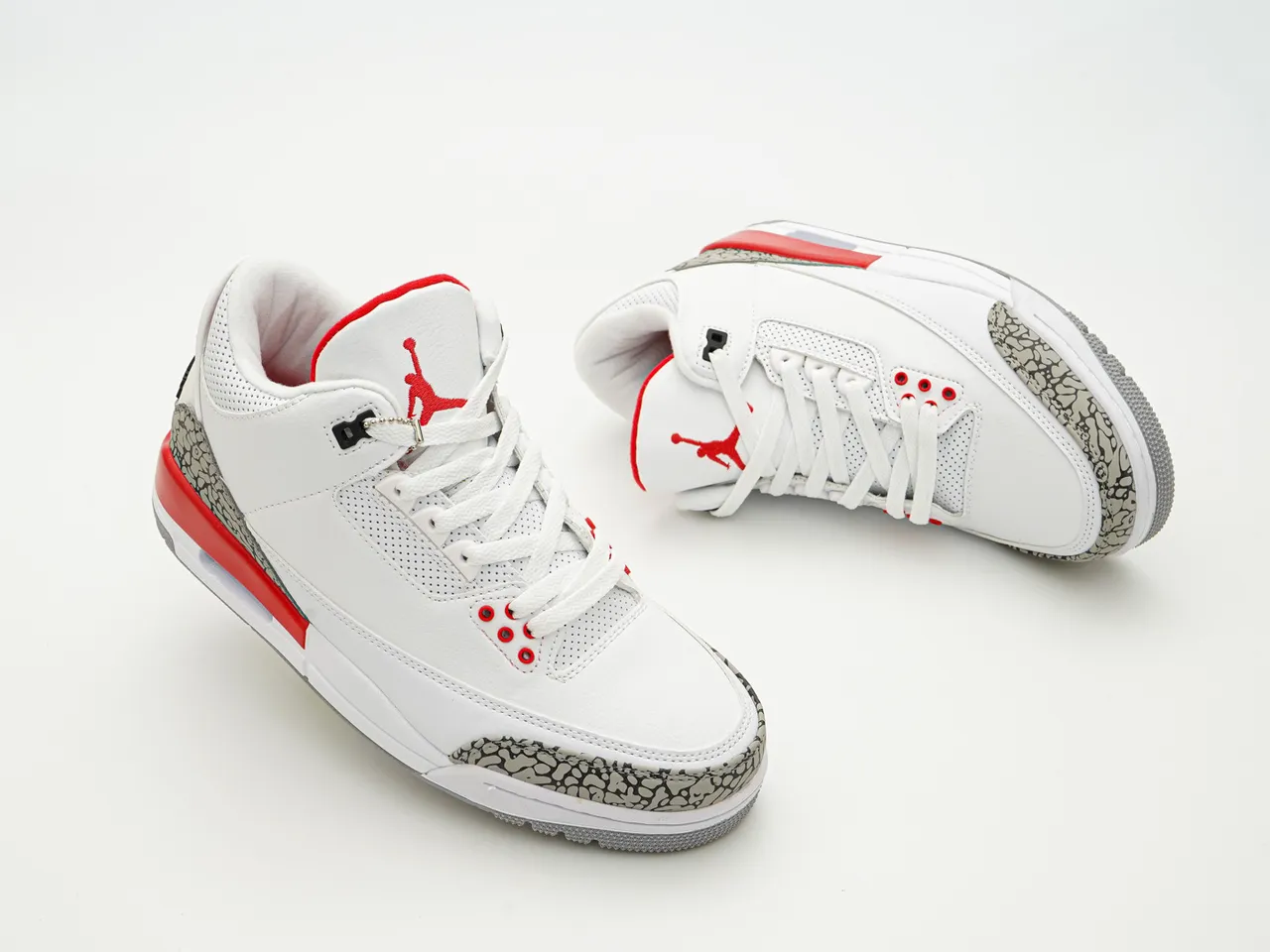 Air Jordan 3 White Cement Basketball Shoes 6