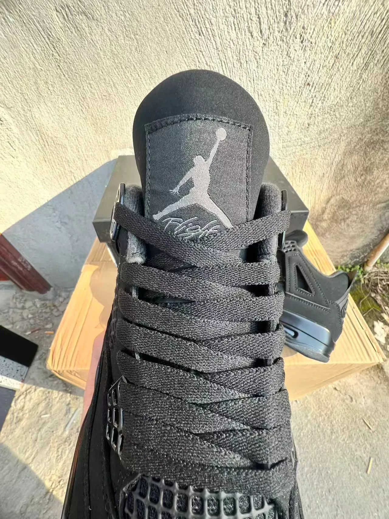 Air Jordan 4 Monochrome Black Chaussures de Basketball 4