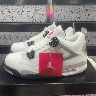 Air Jordan 4 Speckled White Basketball Shoes