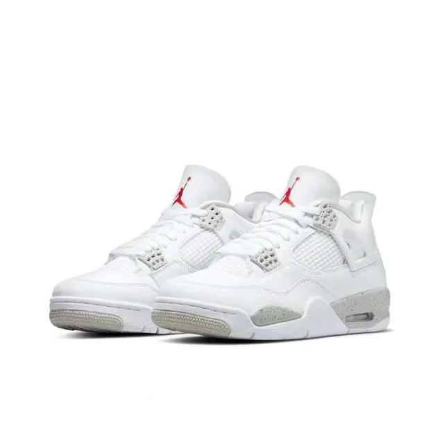 Air Jordan 4 White Cement Tênis de Basquete 5