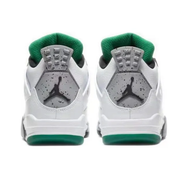 Air Jordan 4 White Green Basketball Shoes 3