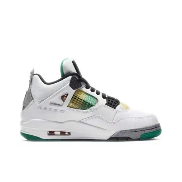 Air Jordan 4 White Green Basketball Shoes 6