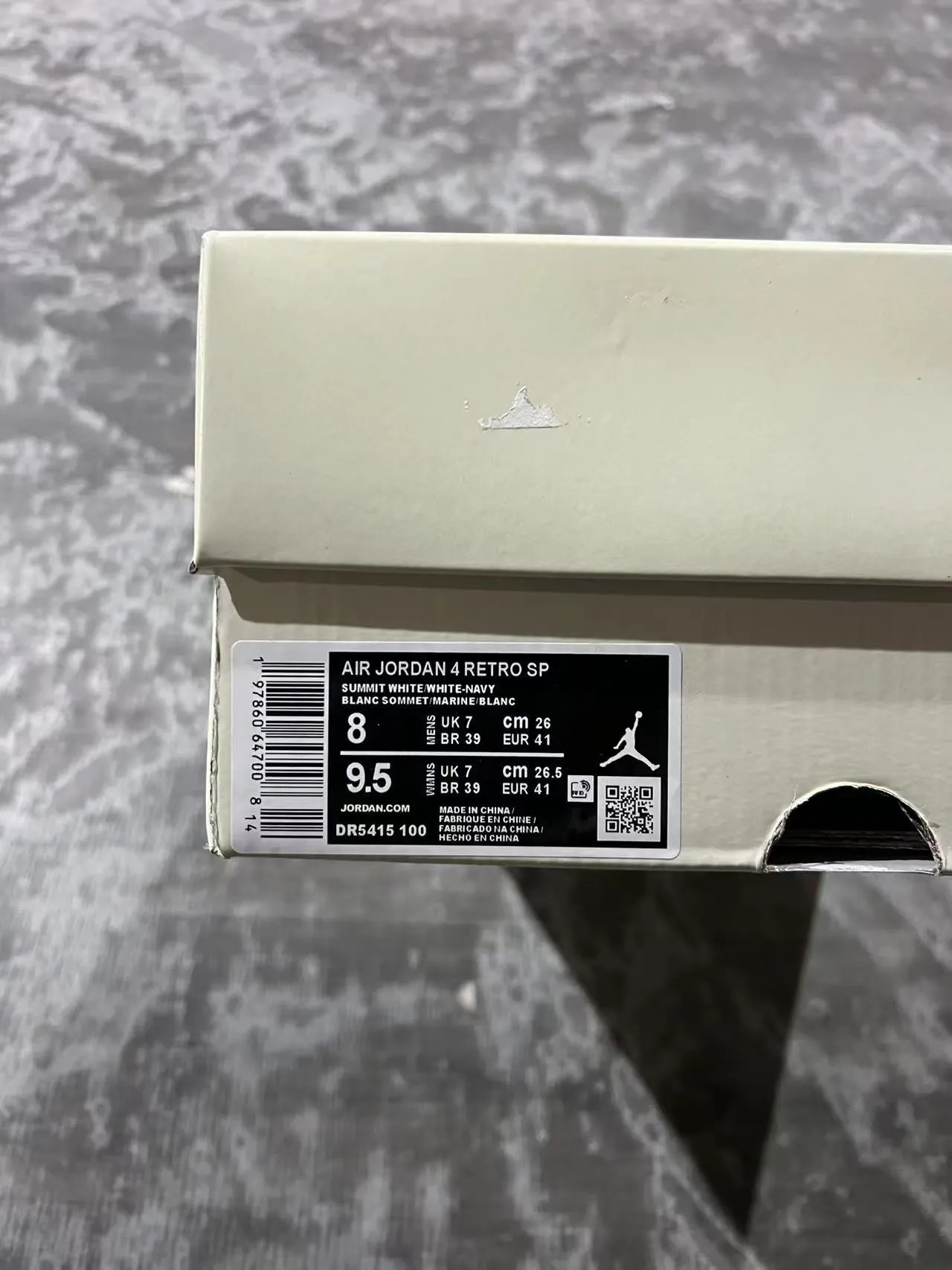 Air Jordan 4 White Navy Gum Basketball Shoes 4
