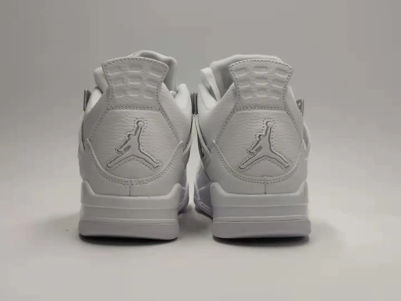 Air Jordan 4 White Silver Basketball Shoes 2