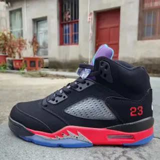Air Jordan 5 黑红蓝篮球鞋