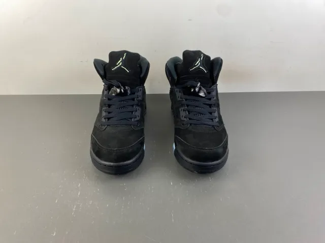 Air Jordan 5 Black Red Lightning Bolt Basketball Shoes 11