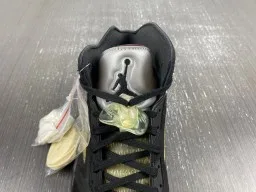 Air Jordan 5 Black Yellow Maroon Basketball Shoes 8