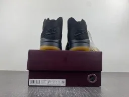 Air Jordan 5 Black Yellow Maroon Basketball Shoes 17