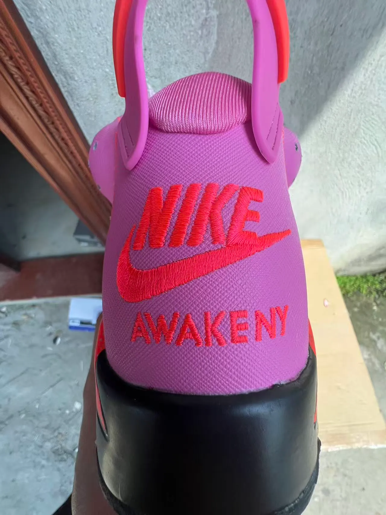 Air Jordan 6 Pink Orange Gray Basketball Shoes 8