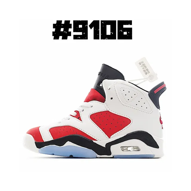 Air Jordan 6 chaussures de basketball blanc bordeaux bleu 5