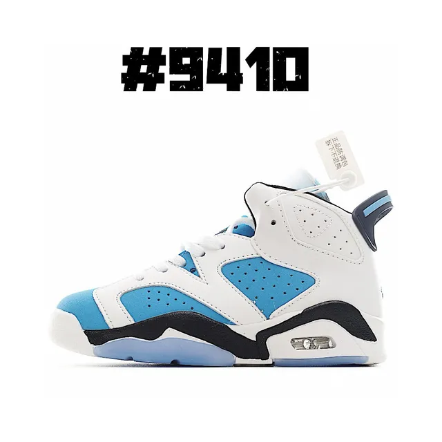 Air Jordan 6 chaussures de basketball blanc bordeaux bleu 8