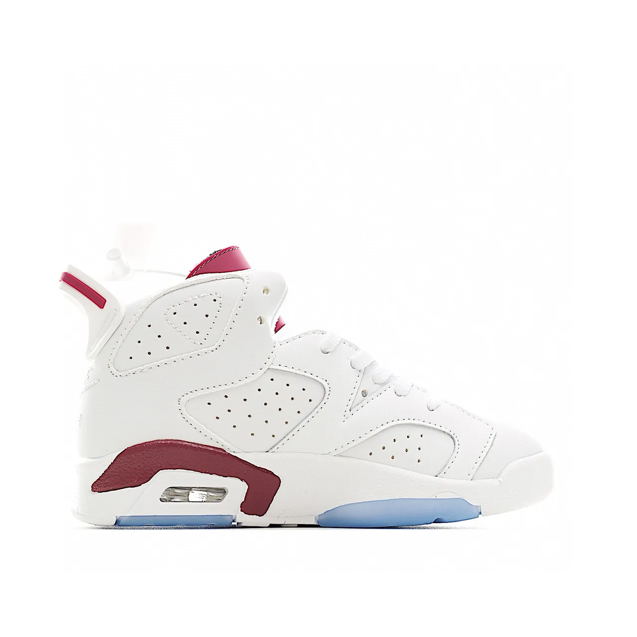 Air Jordan 6 chaussures de basketball blanc bordeaux bleu 14