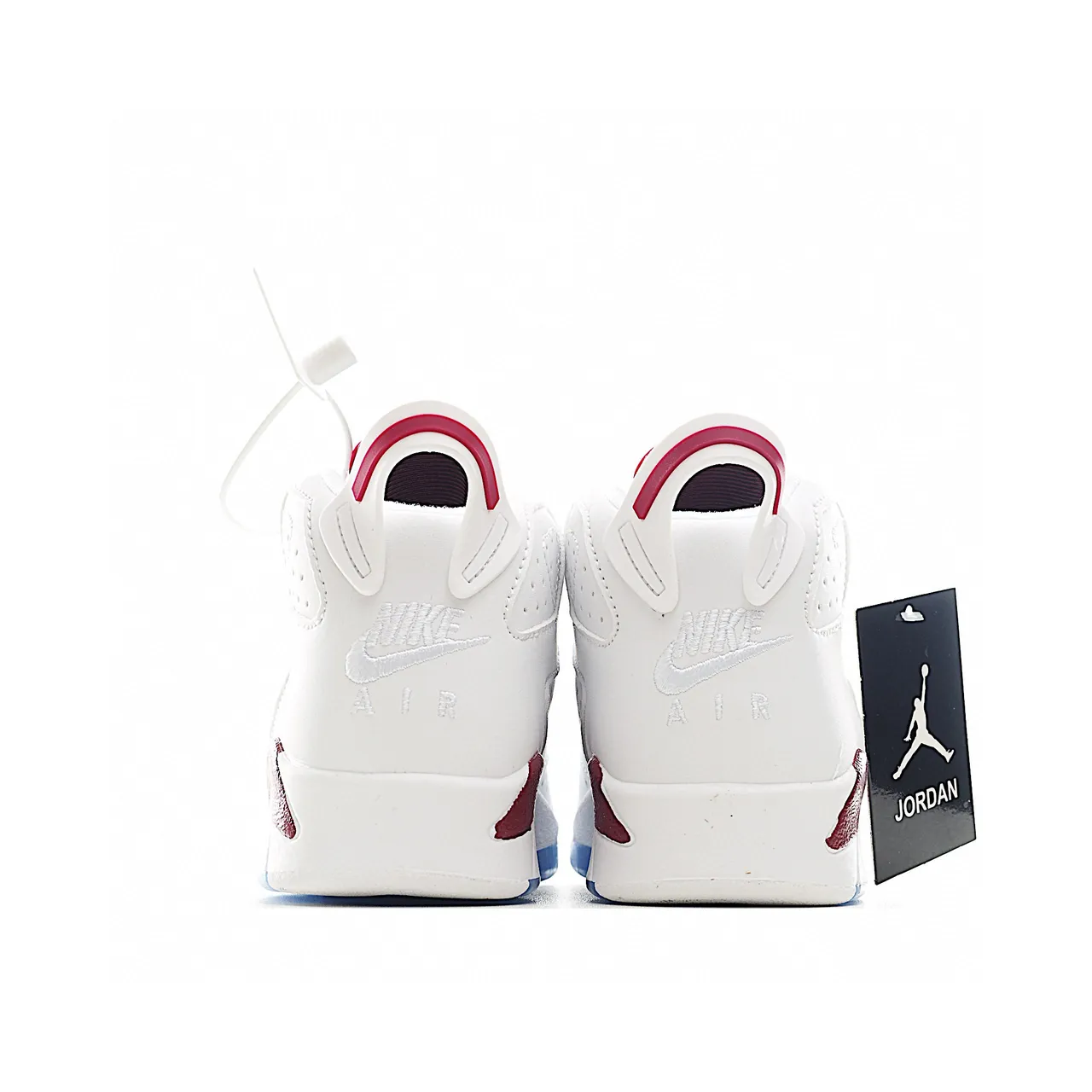 Air Jordan 6 chaussures de basketball blanc bordeaux bleu 16