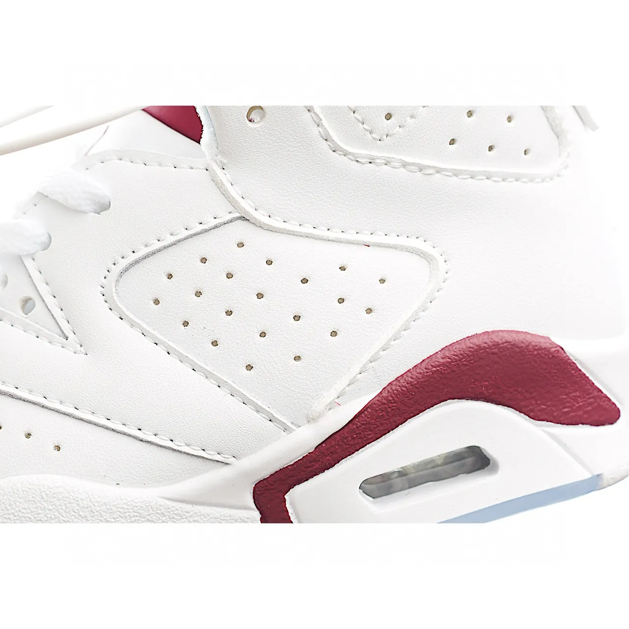 Air Jordan 6 chaussures de basketball blanc bordeaux bleu 20