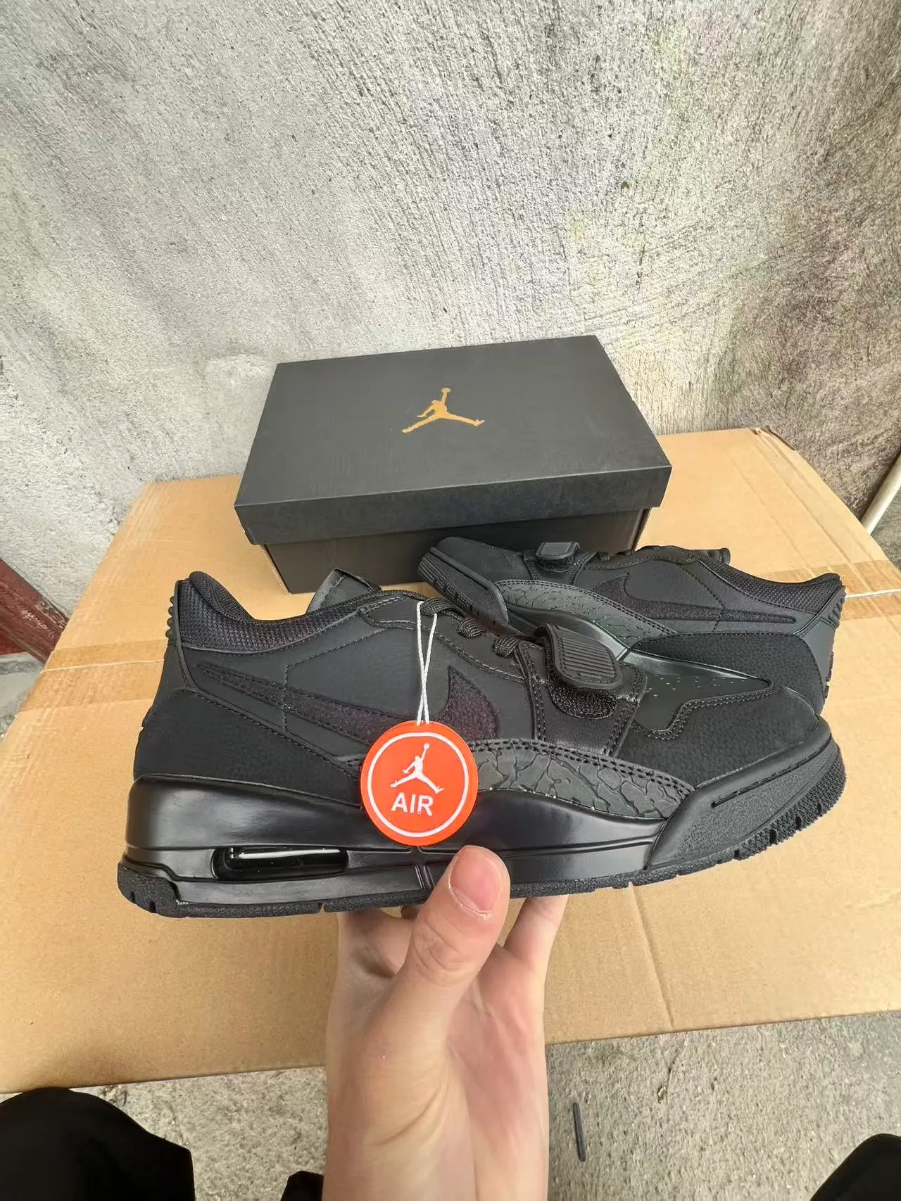 Air Jordan Legacy 312 Black Basketball Shoes 7